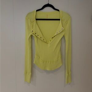 Yellow Polo Collar Fitted Bodysuit
